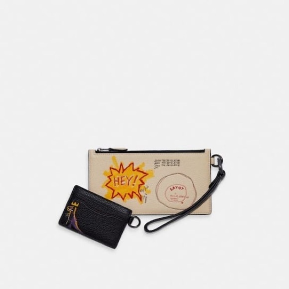 Coach X Jean Michel Basquiat Pouch Trio - Picture 5 of 13